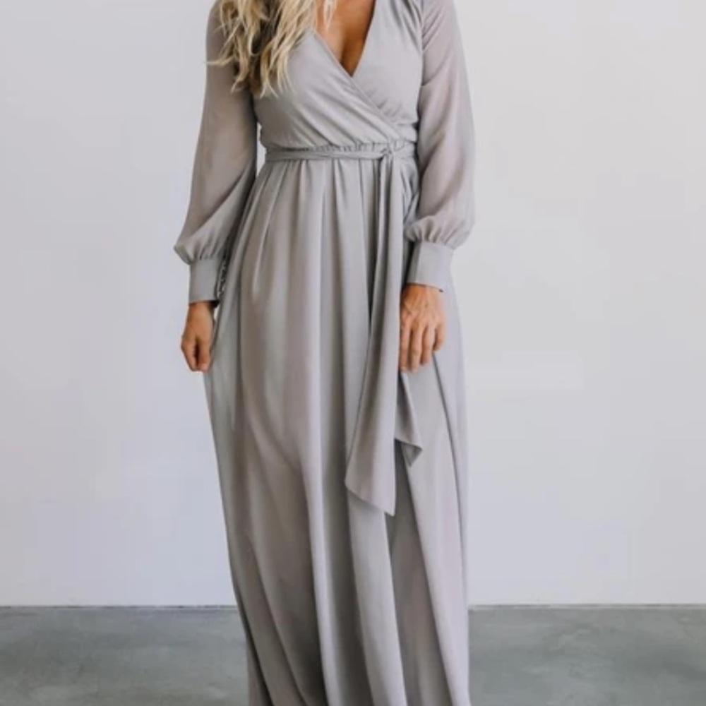 Baltic Born Gray Lydia Maxi Dress
